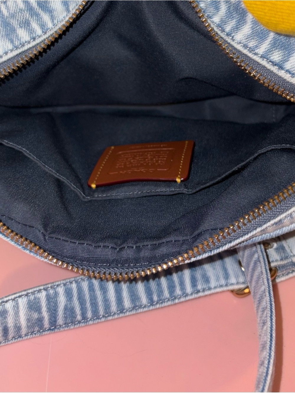 Coach Loved Denim Carey Bag NWOT - Picture 7 of 10